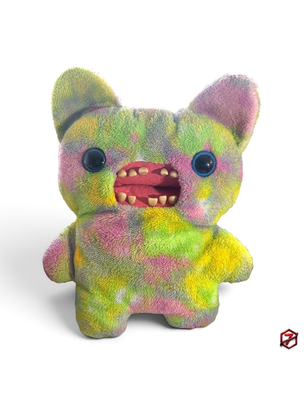 Fuggler Big Fugg Screech 18” Tie Dye Plush Spin Master Green Pink Multicolor
